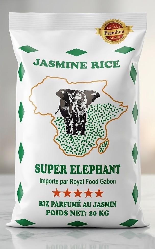 Riz Éléphant parfumé 25 lbs